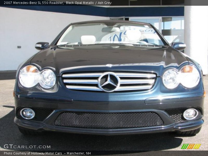 Black Opal Metallic / Ash Grey 2007 Mercedes-Benz SL 550 Roadster