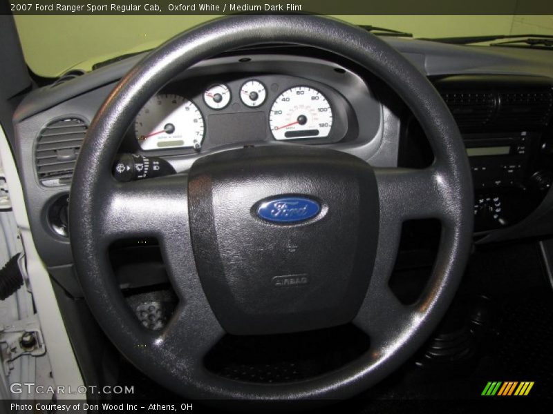 Oxford White / Medium Dark Flint 2007 Ford Ranger Sport Regular Cab
