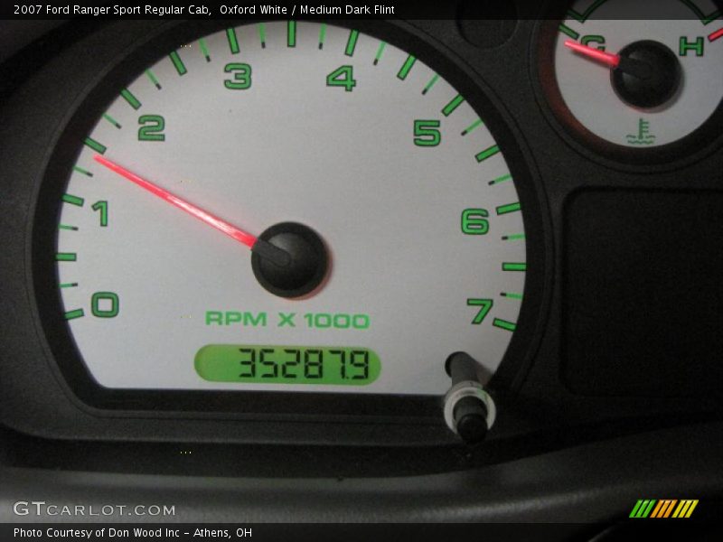 Oxford White / Medium Dark Flint 2007 Ford Ranger Sport Regular Cab