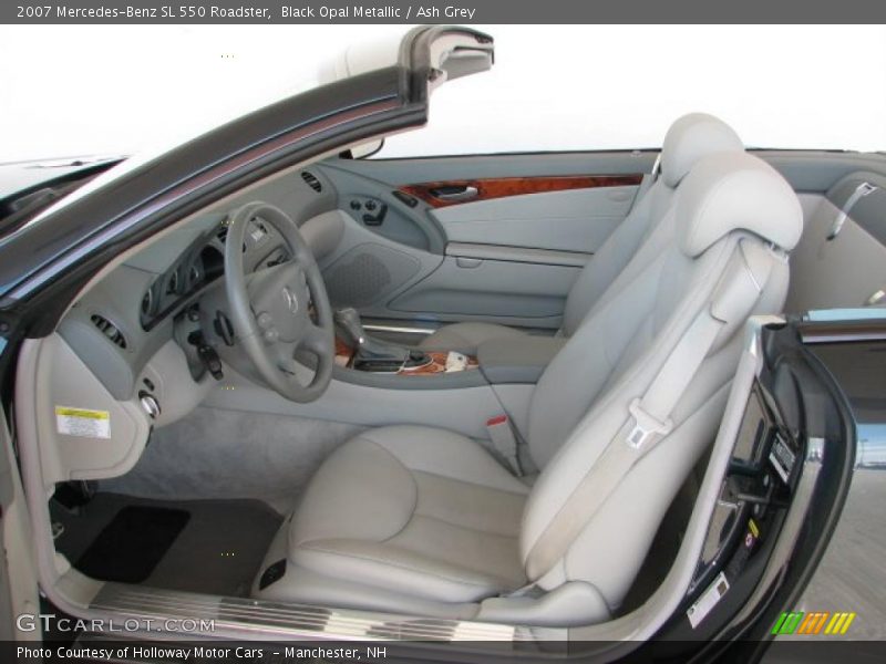 Black Opal Metallic / Ash Grey 2007 Mercedes-Benz SL 550 Roadster