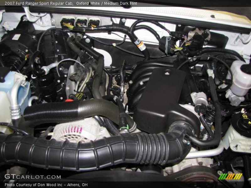 Oxford White / Medium Dark Flint 2007 Ford Ranger Sport Regular Cab