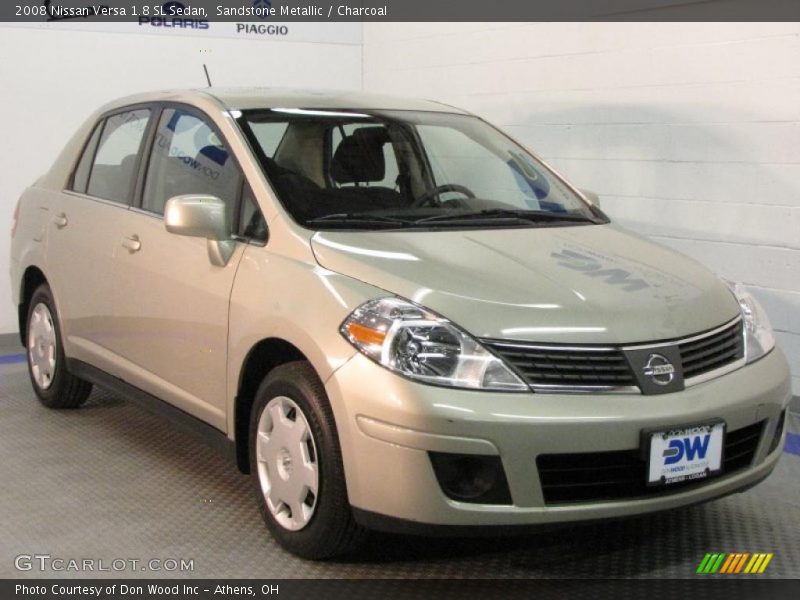 Sandstone Metallic / Charcoal 2008 Nissan Versa 1.8 SL Sedan