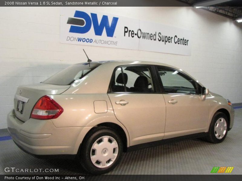 Sandstone Metallic / Charcoal 2008 Nissan Versa 1.8 SL Sedan
