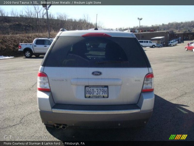 Brilliant Silver Metallic / Medium Light Stone 2009 Ford Taurus X SEL