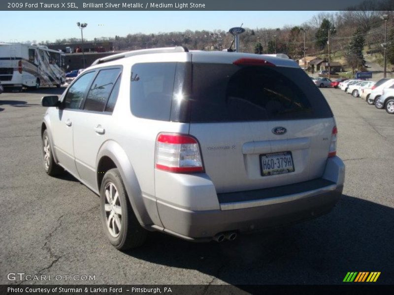 Brilliant Silver Metallic / Medium Light Stone 2009 Ford Taurus X SEL