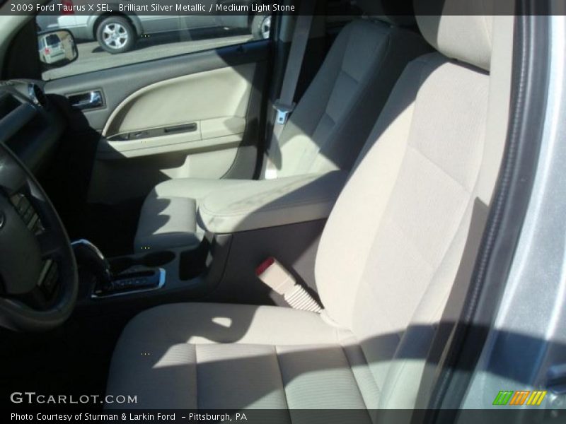 Brilliant Silver Metallic / Medium Light Stone 2009 Ford Taurus X SEL