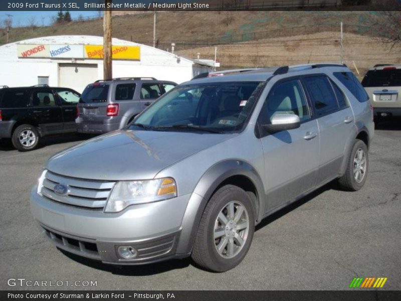 Brilliant Silver Metallic / Medium Light Stone 2009 Ford Taurus X SEL