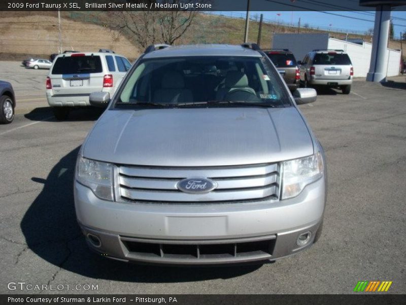 Brilliant Silver Metallic / Medium Light Stone 2009 Ford Taurus X SEL