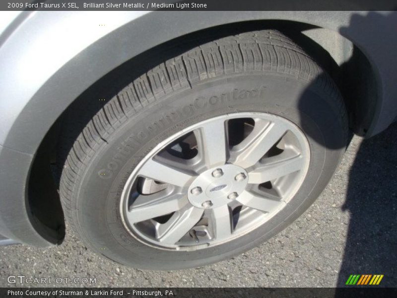 Brilliant Silver Metallic / Medium Light Stone 2009 Ford Taurus X SEL