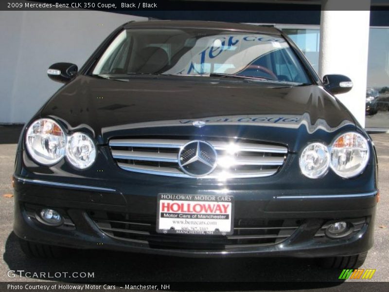 Black / Black 2009 Mercedes-Benz CLK 350 Coupe