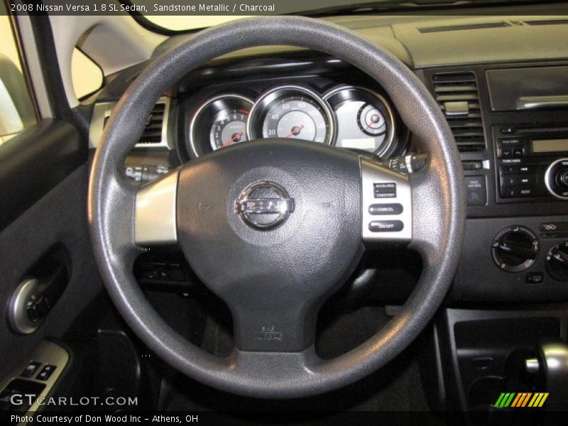 Sandstone Metallic / Charcoal 2008 Nissan Versa 1.8 SL Sedan