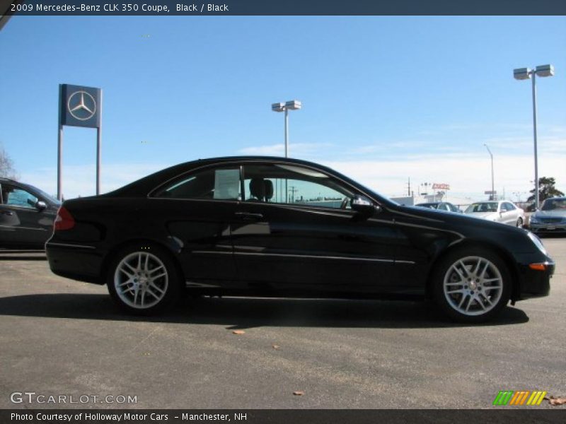 Black / Black 2009 Mercedes-Benz CLK 350 Coupe