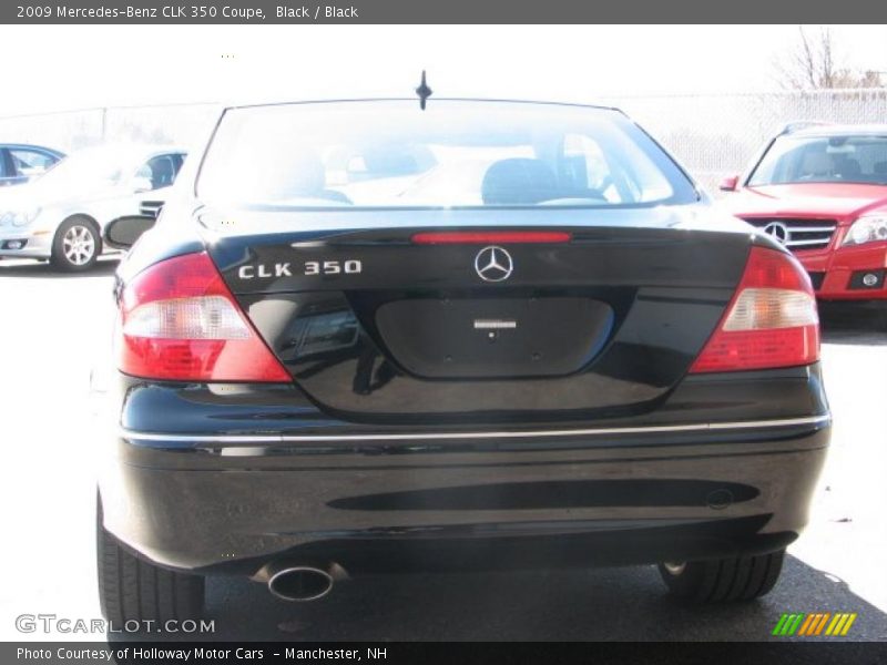 Black / Black 2009 Mercedes-Benz CLK 350 Coupe