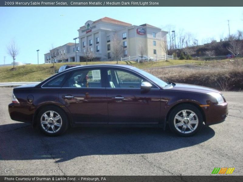 Cinnamon Metallic / Medium Dark Flint/Light Stone 2009 Mercury Sable Premier Sedan