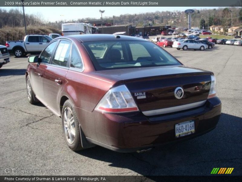 Cinnamon Metallic / Medium Dark Flint/Light Stone 2009 Mercury Sable Premier Sedan