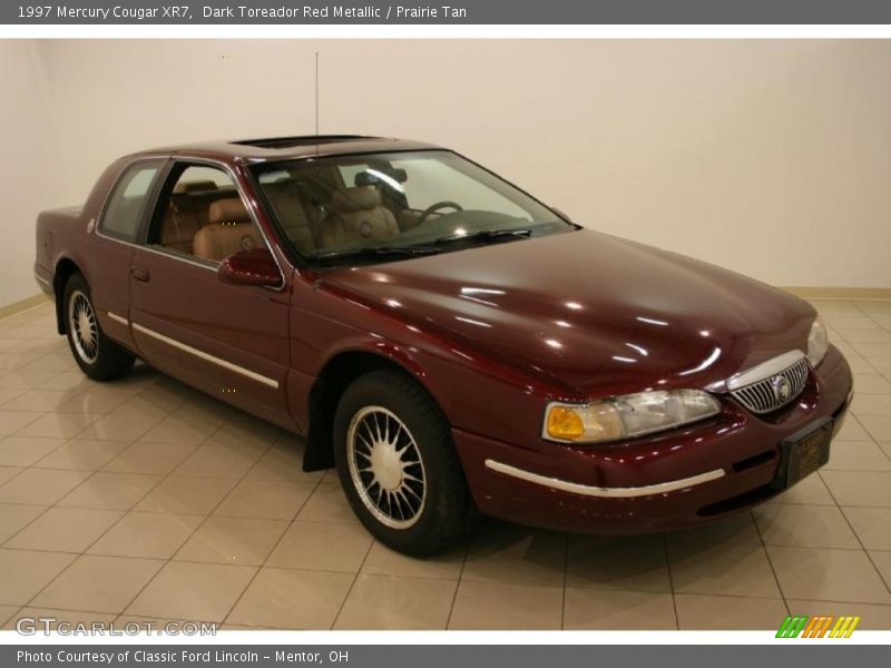 Dark Toreador Red Metallic / Prairie Tan 1997 Mercury Cougar XR7