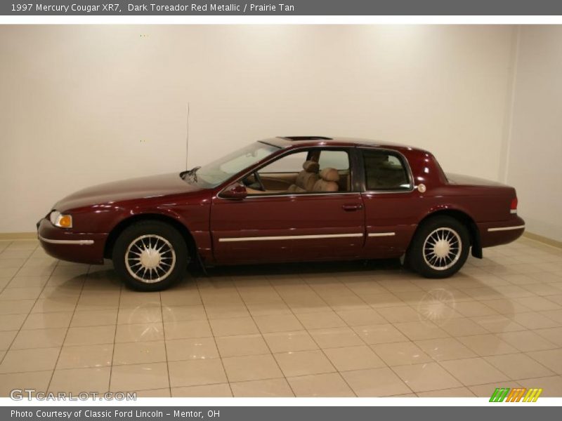 Dark Toreador Red Metallic / Prairie Tan 1997 Mercury Cougar XR7