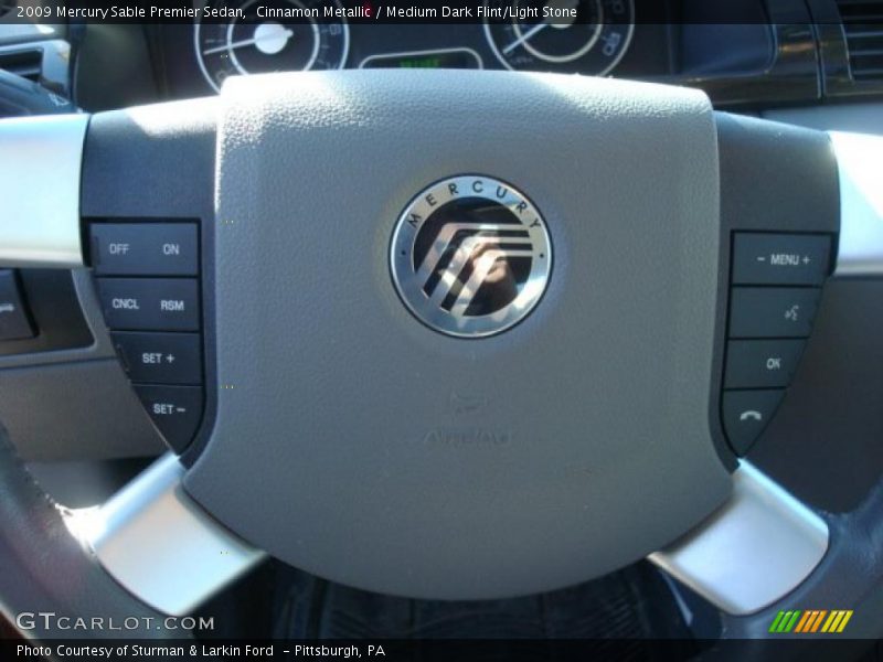 Cinnamon Metallic / Medium Dark Flint/Light Stone 2009 Mercury Sable Premier Sedan