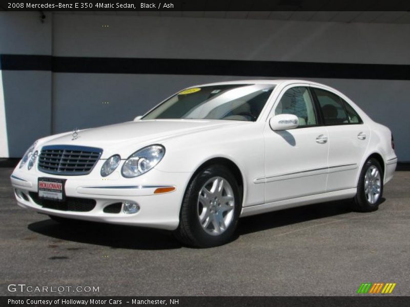 Black / Ash 2008 Mercedes-Benz E 350 4Matic Sedan