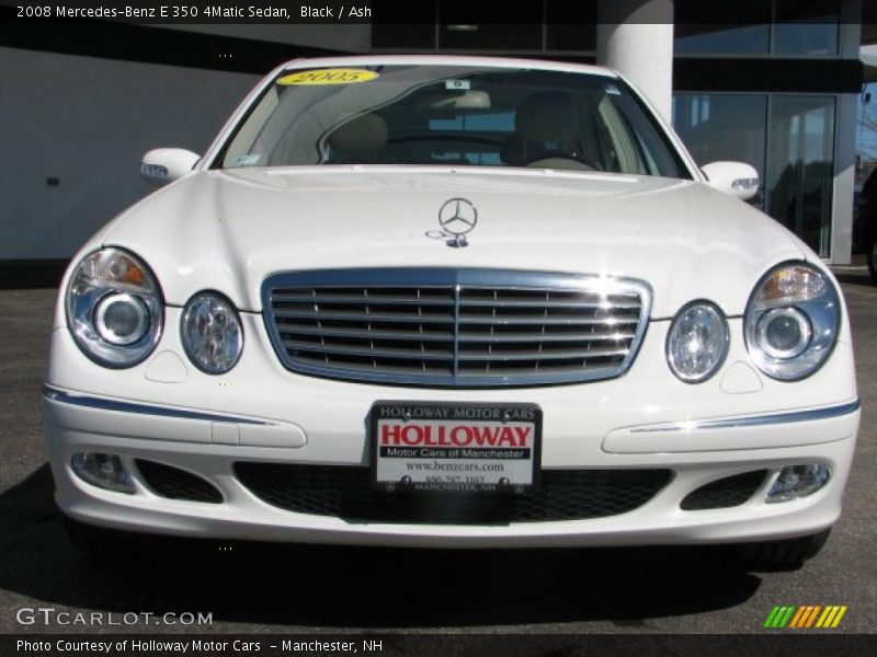 Black / Ash 2008 Mercedes-Benz E 350 4Matic Sedan