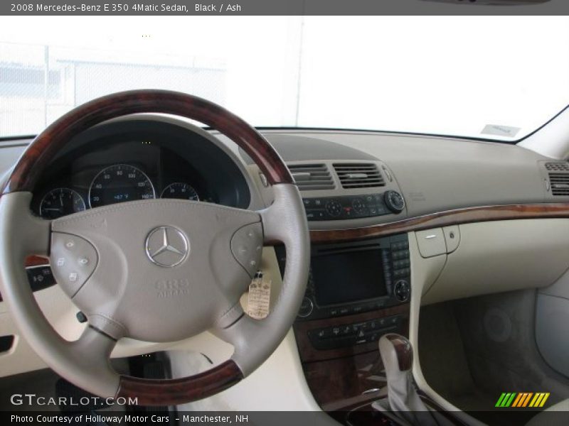 Black / Ash 2008 Mercedes-Benz E 350 4Matic Sedan