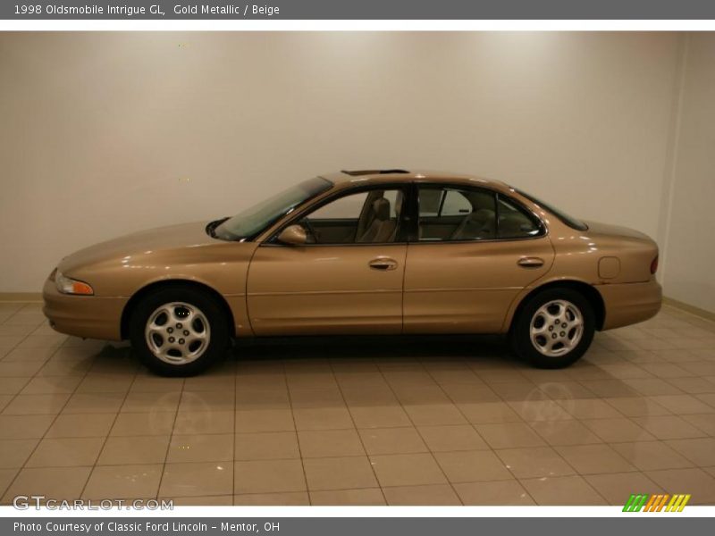 Gold Metallic / Beige 1998 Oldsmobile Intrigue GL