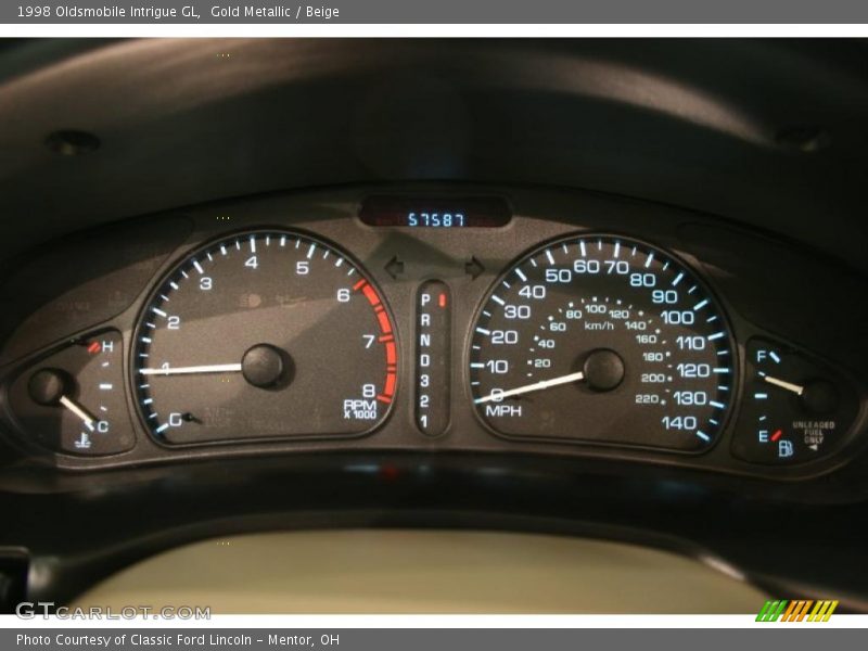 Gold Metallic / Beige 1998 Oldsmobile Intrigue GL