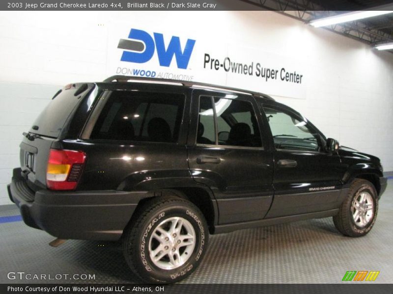 Brilliant Black / Dark Slate Gray 2003 Jeep Grand Cherokee Laredo 4x4