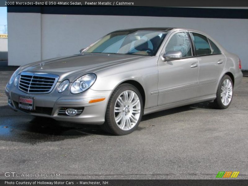 Pewter Metallic / Cashmere 2008 Mercedes-Benz E 350 4Matic Sedan
