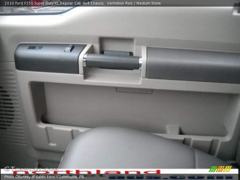 Vermillion Red / Medium Stone 2010 Ford F350 Super Duty XL Regular Cab 4x4 Chassis