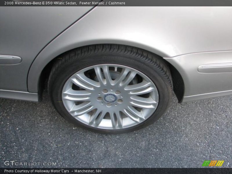 Pewter Metallic / Cashmere 2008 Mercedes-Benz E 350 4Matic Sedan