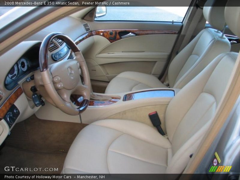 Pewter Metallic / Cashmere 2008 Mercedes-Benz E 350 4Matic Sedan