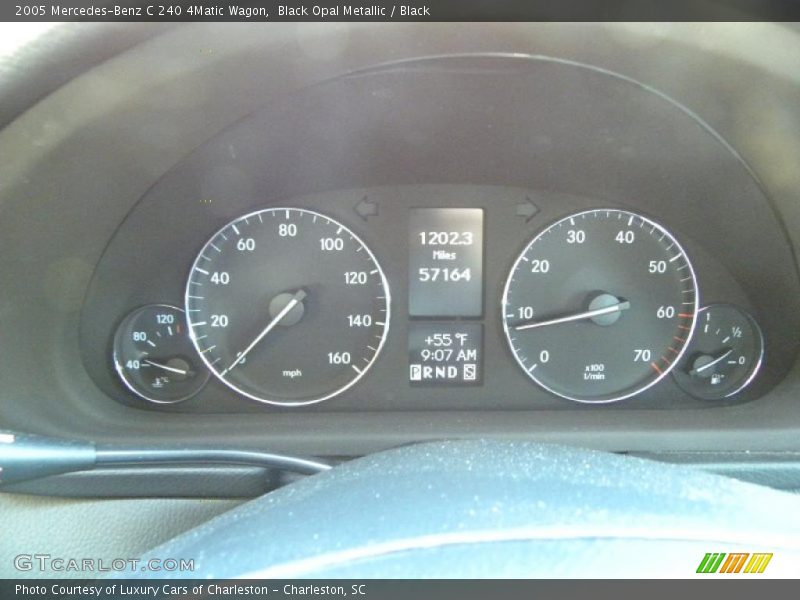Black Opal Metallic / Black 2005 Mercedes-Benz C 240 4Matic Wagon