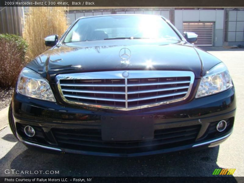 Black / Black 2009 Mercedes-Benz C 300 4Matic