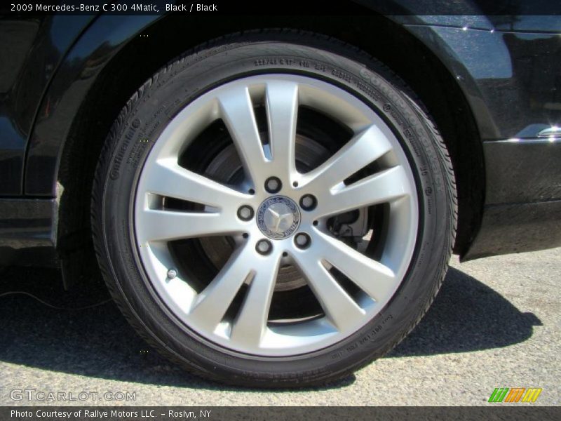 Black / Black 2009 Mercedes-Benz C 300 4Matic
