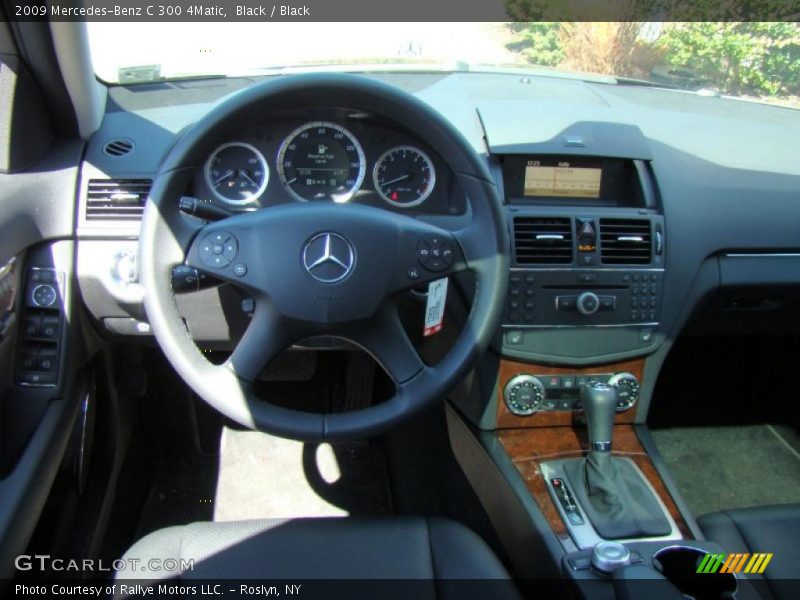 Black / Black 2009 Mercedes-Benz C 300 4Matic