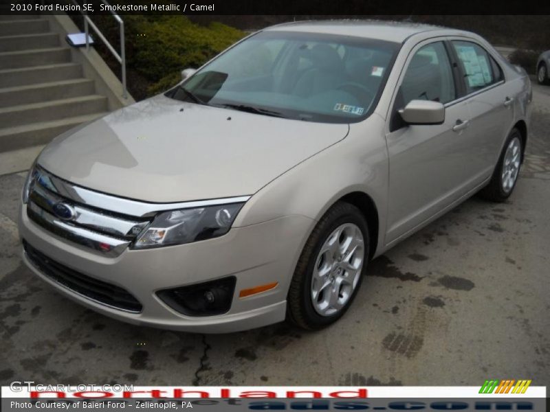 Smokestone Metallic / Camel 2010 Ford Fusion SE