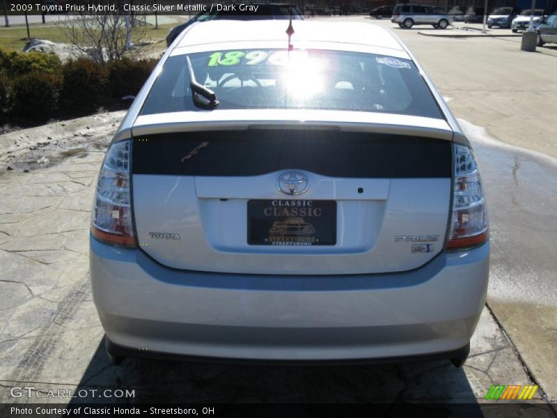 Classic Silver Metallic / Dark Gray 2009 Toyota Prius Hybrid