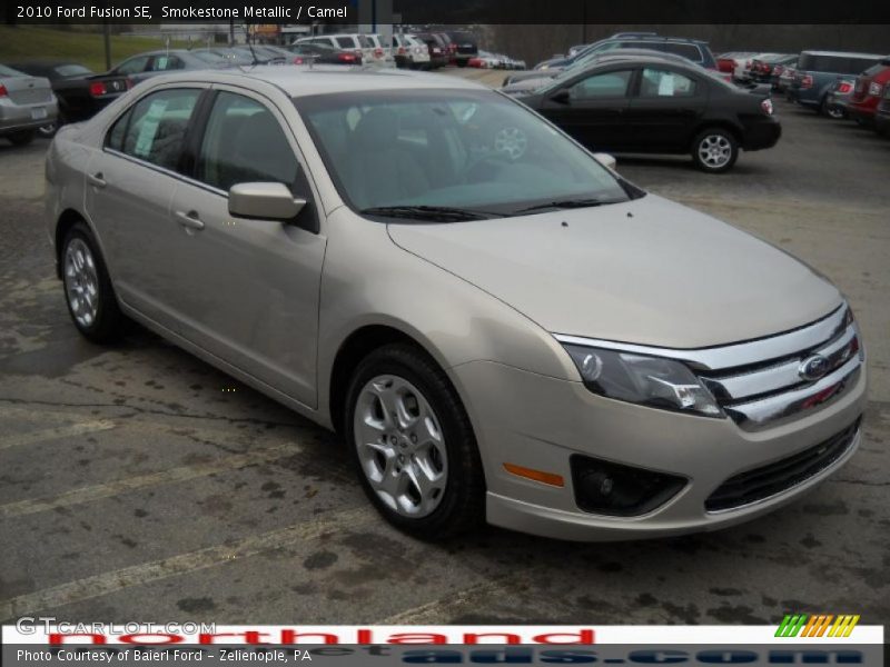 Smokestone Metallic / Camel 2010 Ford Fusion SE