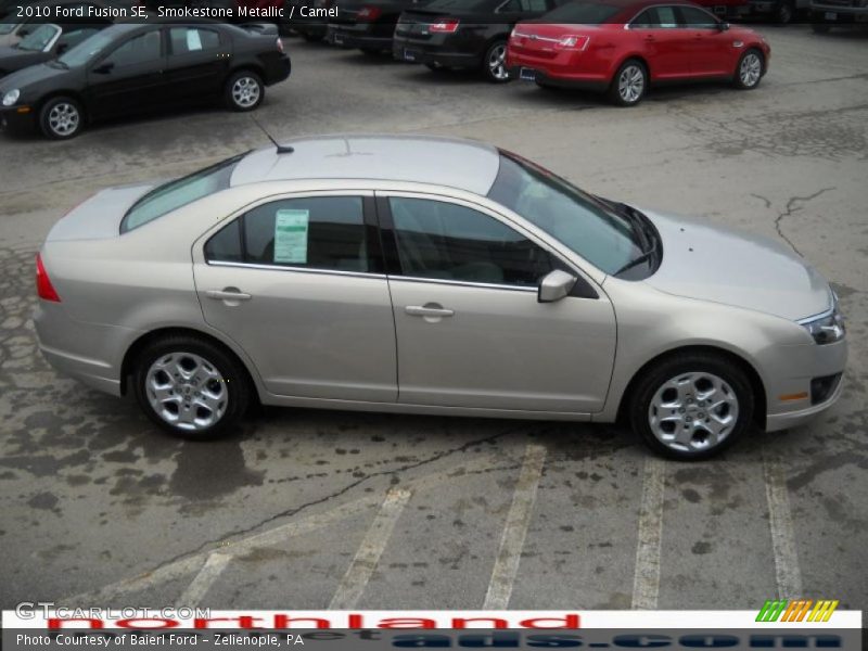 Smokestone Metallic / Camel 2010 Ford Fusion SE