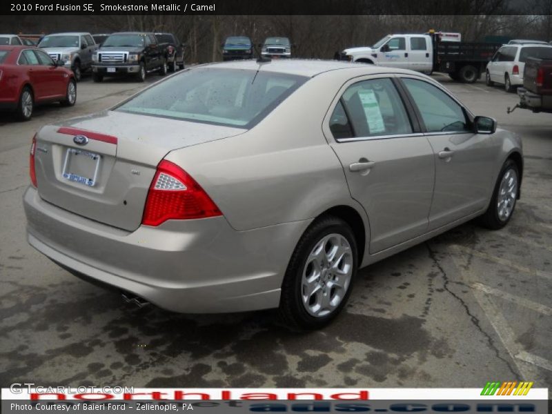 Smokestone Metallic / Camel 2010 Ford Fusion SE