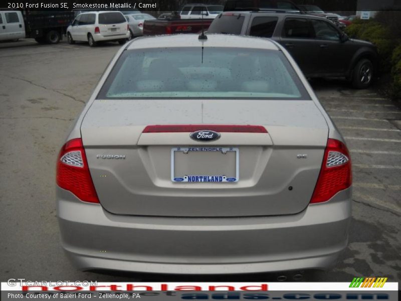 Smokestone Metallic / Camel 2010 Ford Fusion SE