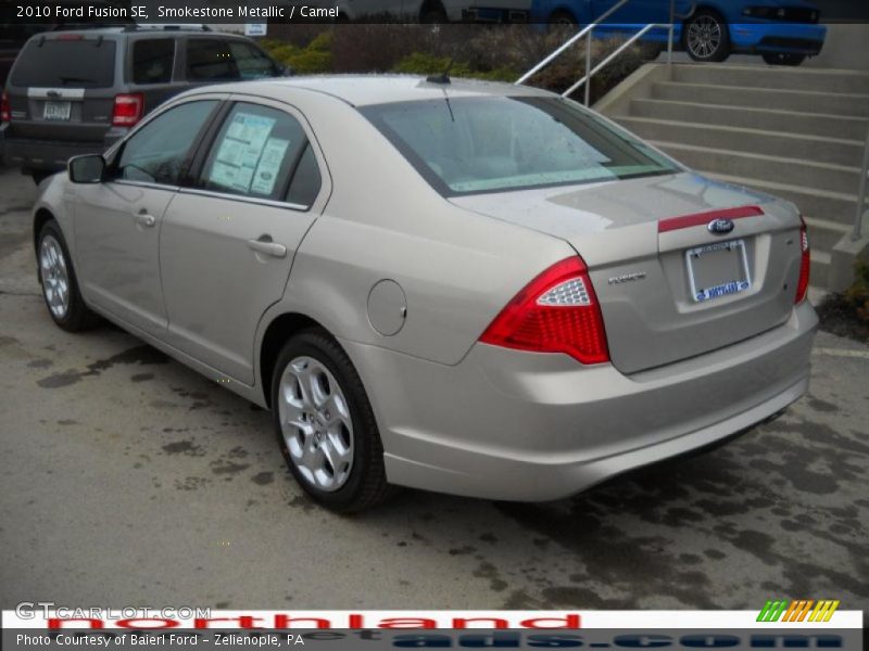 Smokestone Metallic / Camel 2010 Ford Fusion SE