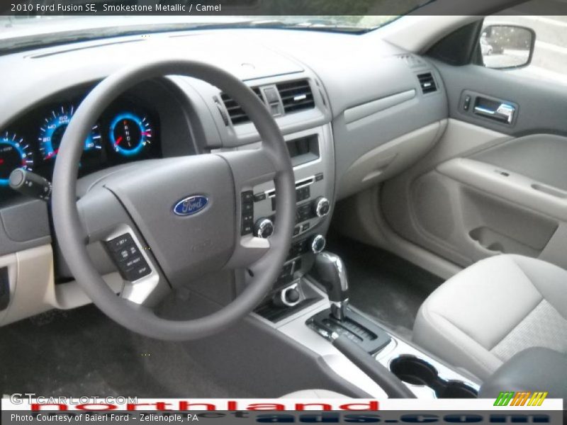 Smokestone Metallic / Camel 2010 Ford Fusion SE