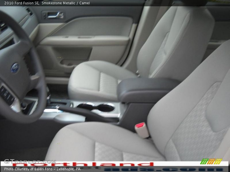 Smokestone Metallic / Camel 2010 Ford Fusion SE