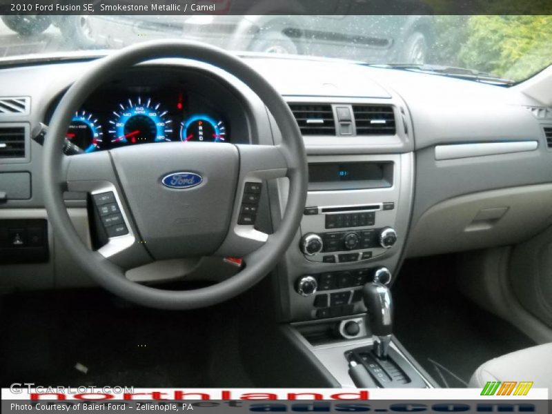 Smokestone Metallic / Camel 2010 Ford Fusion SE