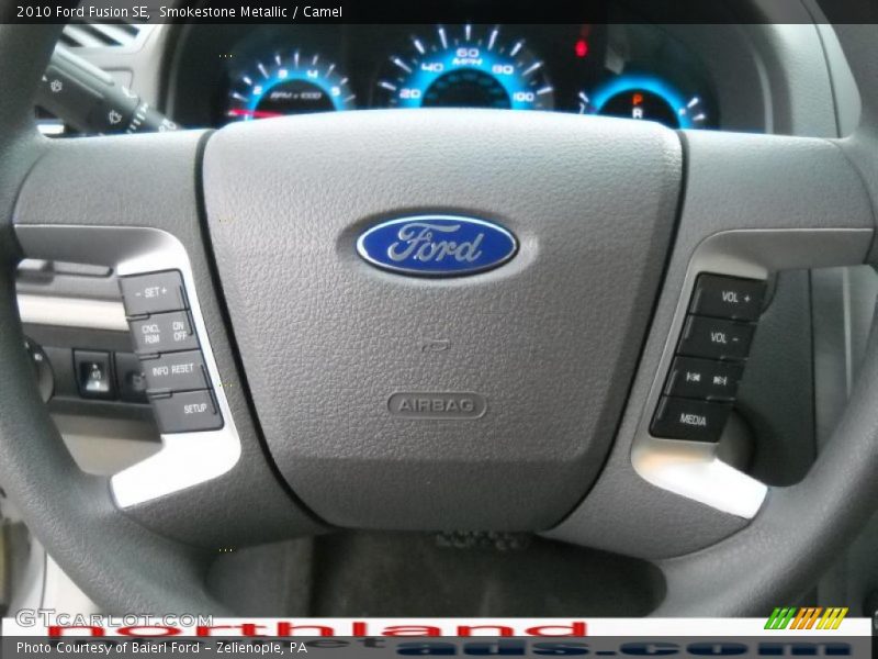 Smokestone Metallic / Camel 2010 Ford Fusion SE