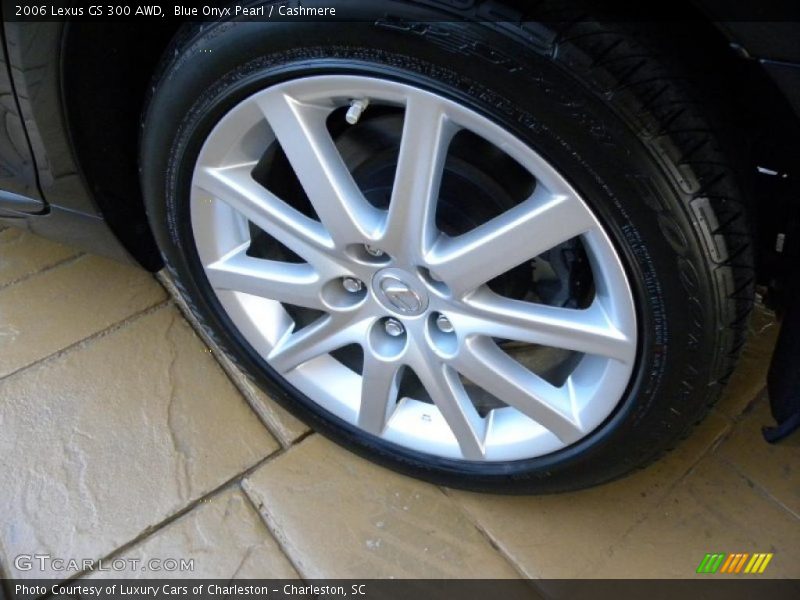 Blue Onyx Pearl / Cashmere 2006 Lexus GS 300 AWD