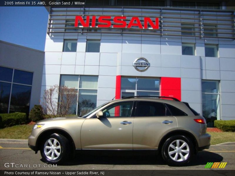 Golden Sand / Willow 2005 Infiniti FX 35 AWD