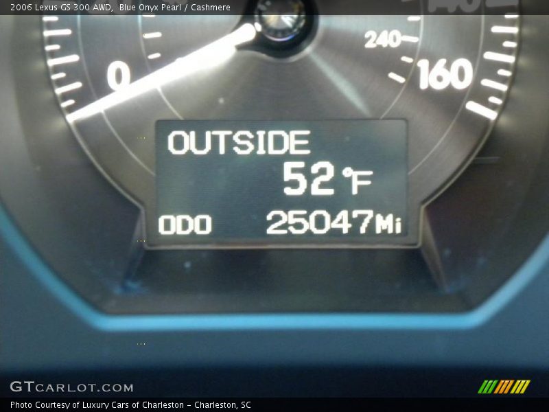 Blue Onyx Pearl / Cashmere 2006 Lexus GS 300 AWD